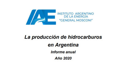 Informe anual de hidrocarburos| Año 2020