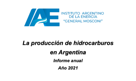 Informe anual de hidrocarburos| Año 2021