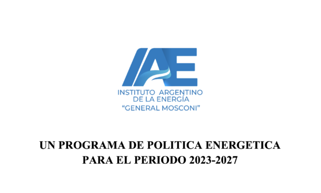 UN PROGRAMA DE POLITICA ENERGETICA PARA EL PERIODO 2023-2027
