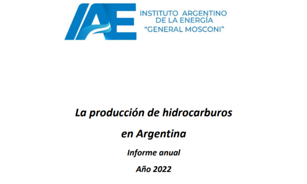 Informe anual de hidrocarburos| Año 2022