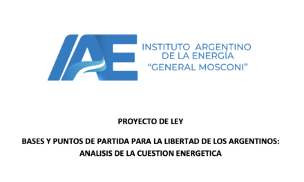 BASES Y PUNTOS DE PARTIDA PARA LA LIBERTAD DE LOS ARGENTINOS: ANALISIS DE LA CUESTION ENERGETICA