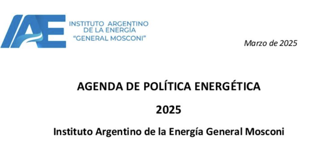 Agenda de Política Energética 2025